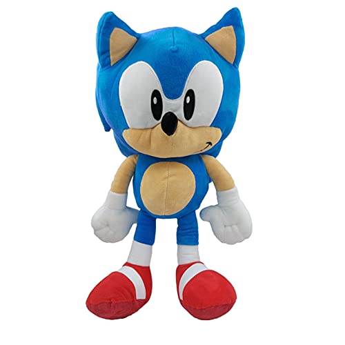 Sonic The Hedgehog - Sega- Peluche Sonic - Medidas 45 cm - Color Azul