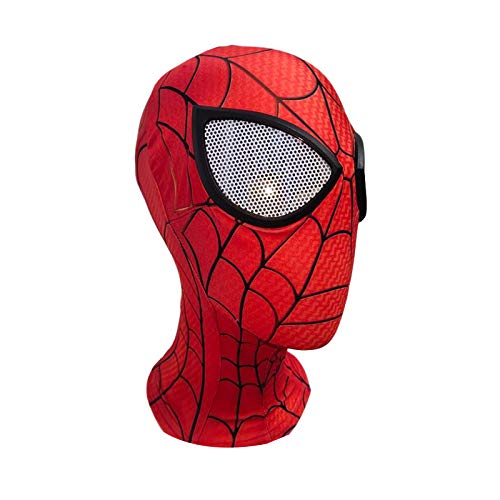 Spider-Man Full Face Mask Dress Up Fancy Dress Cosplay Props Extraordinary Head Mask Halloween Película Cosplay Disfraz Accesorios, Niño,Character a