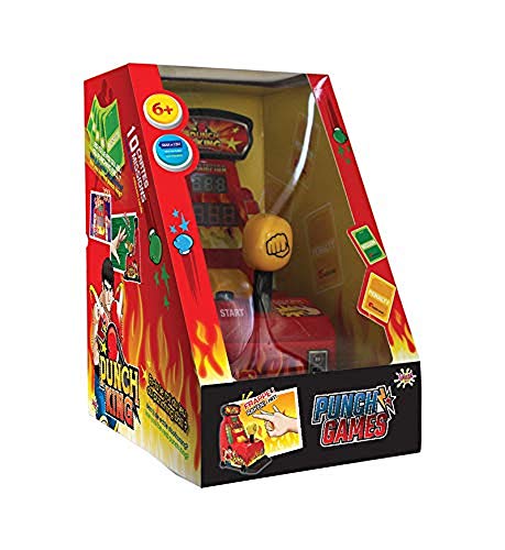 Splash Toys- Punch King-Le Premier Punching Ball en el tamaño de los Dedos, 30614, Rojo, Amarillo