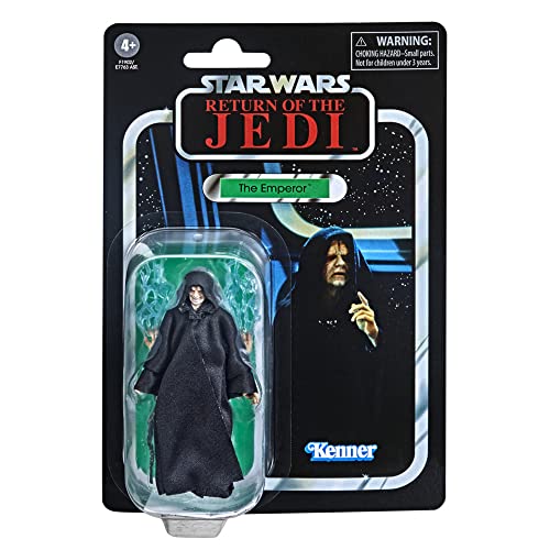 Star Wars Hasbro colección Vintage Regreso del Jedi - Figura The Emperor a Escala de 9,5 cm - Edad: 4+, F1902