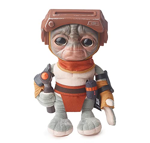 Star Wars Peluche 22 cm Babu Frik con sonidos, juguete para niños +3 años, Mattel GXB50