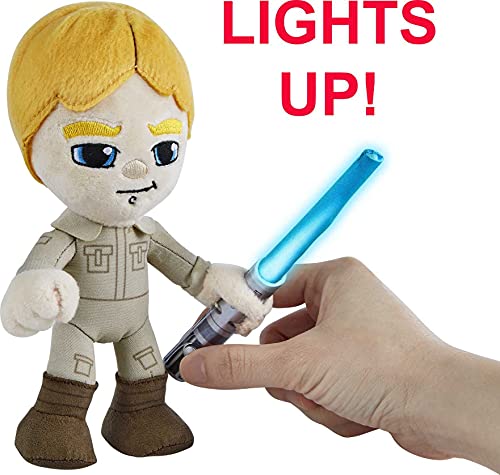 Star Wars- Peluche Luke Skywalker 15 cm, Color (Mattel GXB32)