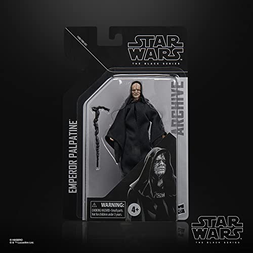 Star Wars The Black Series Archive Emperor Palpatine Toy 6-Inch-Scale Star Wars: Return of The Jedi Collectible Figure, Kids Ages 4 and Up