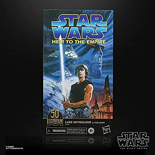 Star Wars The Black Series - Luke Skywalker & Ysalamiri - Figura a Escala de 15 cm del 50.º Aniversario de Lucasfilm Heir to The Empire
