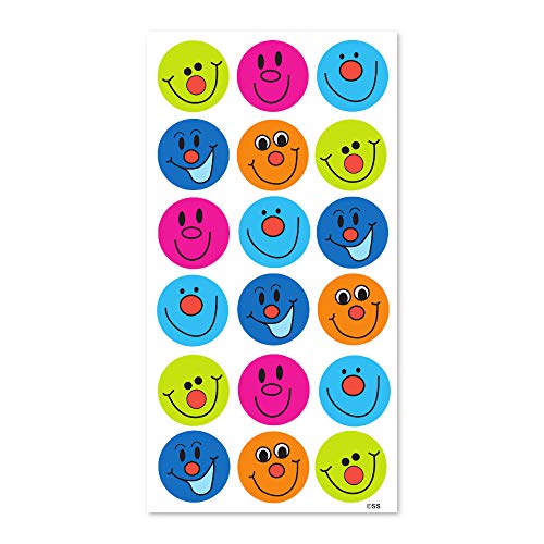 Sticker Solutions cara sonriente pegatinas (Pack de 180)
