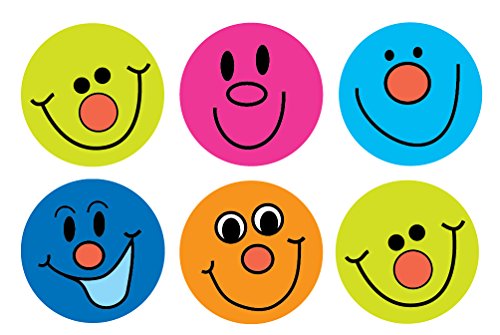 Sticker Solutions cara sonriente pegatinas (Pack de 180)