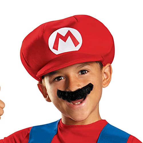 Super Mario Bros DISK73689K Disfraz clásico, Mario (Mediano 7-8 años)