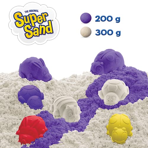 Super Sand Maletín Animales, La Arena Mágica, Multicolor (Goliath 918371.012)