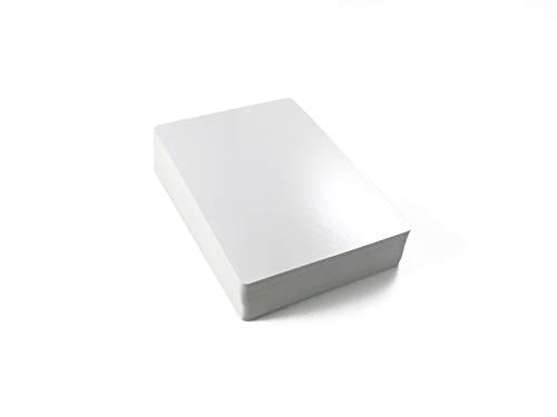 Tarjetas en Blanco de borrado en seco (tamaño de Cartas de póquer) (48 Tarjetas)