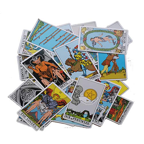 Tarot Cards - 78pcs/Set - Original Smith-Waite Rider Centennial Deck con 100 páginas Guía libro - Pamela Colman Principiante o experimentado