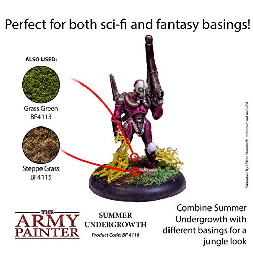 The Army Painter | Battlefield Essential Series | Summer Undergrowth Basing for Miniature Bases and Wargame Terrains | 150 ml