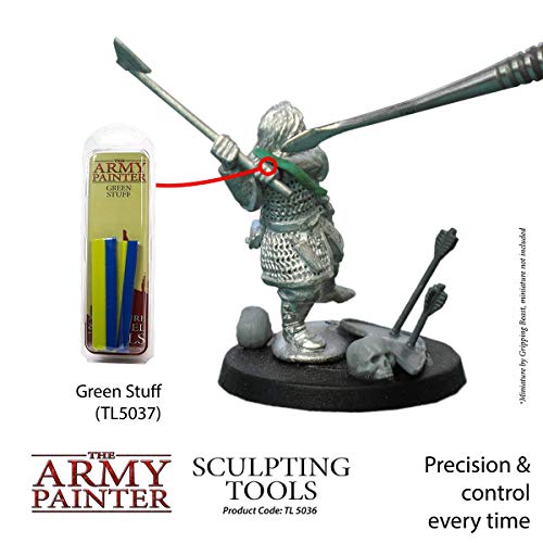 The Army Painter Sculpting Tools 🧙 – Set de 3 Herramientas de Acero Inoxidable para el Modelado de Figuras Miniatura de Plástico, Resina y Metal | Juego de Mesa, Juego de Rol | Wargames