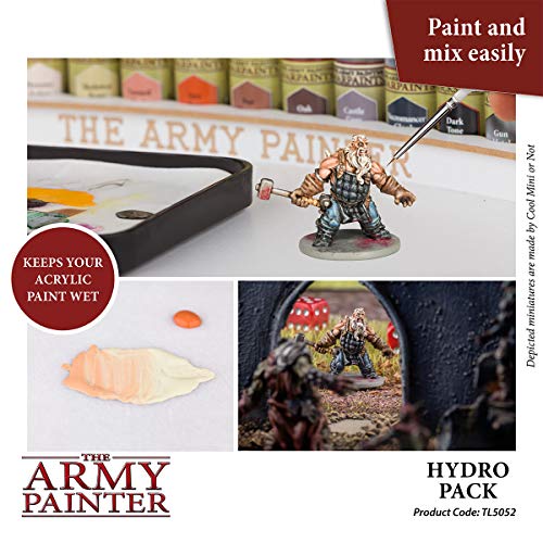 The Army Painter | Wet Palette Combo | Paleta húmeda Estuche Premium para Pinceles con 50 Toallitas y 2 Esponjas para Pintar Figuras Miniatura de Wargaming | Juego de Guerra