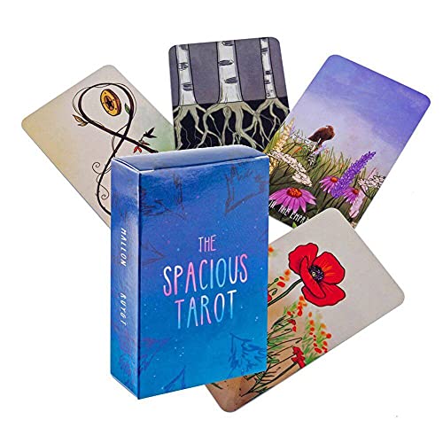 The Spacious Tarot Deck Juego de Mesa para Fiestas de Ocio Cartas de Oracle de profecía de adivinación Libro guía PDF The Spacious Tarot
