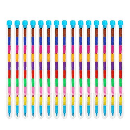 THE TWIDDLERS 36 Lápices de Punta Intercambiable - 11 Colores Distintos | Recuerdos de Fiesta, Rellenos para Bolsas de Fiesta