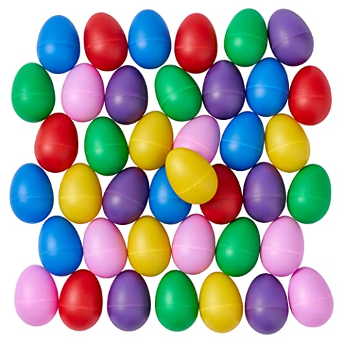 THE TWIDDLERS 40 Huevos de Maracas Shaker - Juguetes Huevos de Pascua para Niños