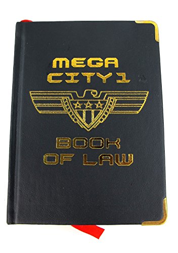 thecostumebase The Judge Dredd Book of Law Props Réplica del Cuaderno Mega City 1