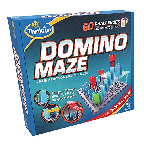 Thinkfun Domino Maze - Puzzle lógica de reacción en Cadena