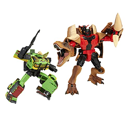 Transformers Generations -- Transformers Collaborative: Jurassic Park Mash-Up - Tyrannocon Rex y Autobot JP93 - Edad: 8+
