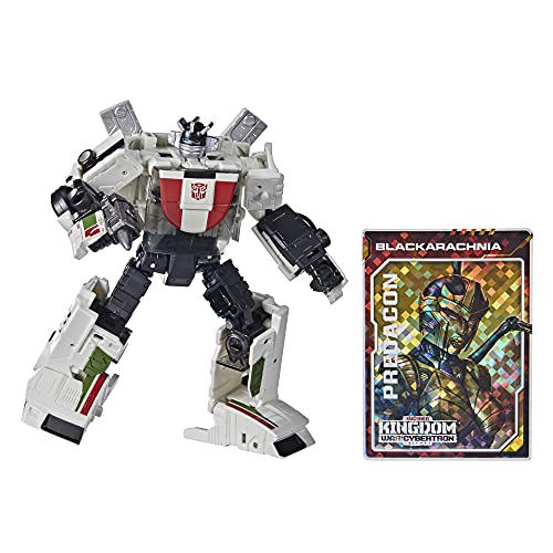 Transformers Generations War for Cybertron: Kingdom Deluxe WFC-K24 Wheeljack-Figura de acción (14 cm, a Partir de 8 años), Multicolor (Hasbro F0678)