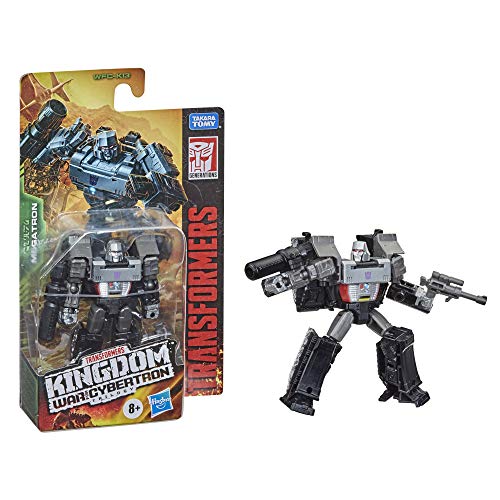 Transformers Juguetes Figura de acción WFC-K13 Megatron de Generations War for Cybertron: Kingdom Core Class de 8,5 cm, a Partir de 8 años