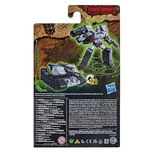 Transformers Juguetes Figura de acción WFC-K13 Megatron de Generations War for Cybertron: Kingdom Core Class de 8,5 cm, a Partir de 8 años