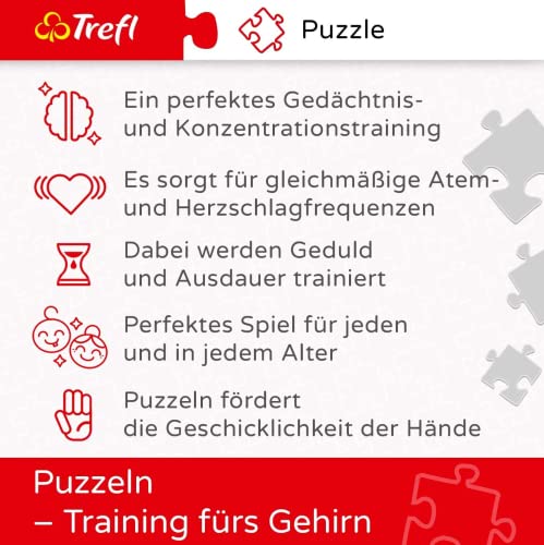 Trefl-Bergzug 500 Piezas, Adultos y niños a Partir de 10 años Puzzle, Color Tren en Las montañas