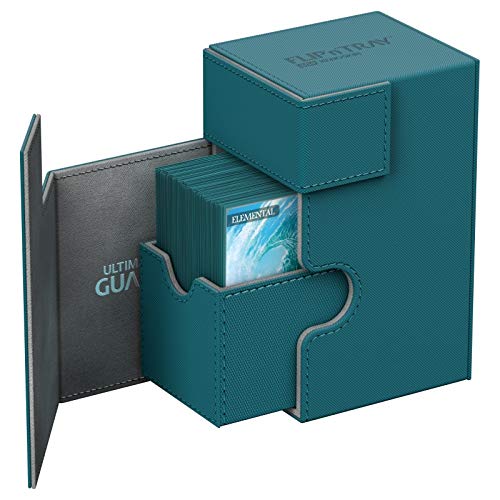 Ultimate Guard UGD010771 Box Flip´n´Tray - Funda para Cubierta (80 Unidades, tamaño estándar), Color Azul