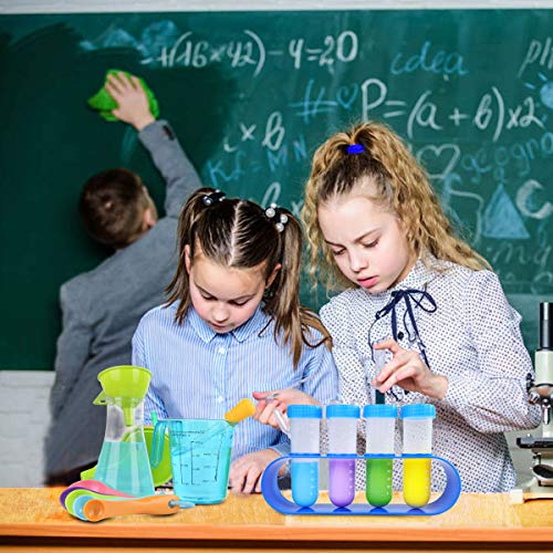 UNGLINGA Laboratorio de Quimica Kit Ciencias Niños con Bata de Laboratorio Juguetes Kit de Experimentos Científicos Disfraces y Juguetes de rol de Regalo Educativos con para Niños Niñas de 5-11 años