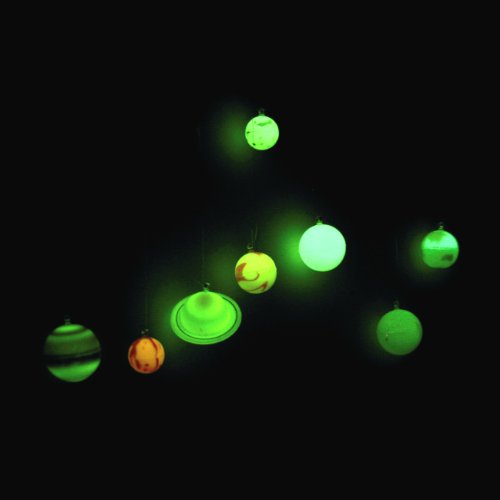 University Games Glow-in-The-Dark - Planetas 3D en un Tubo, Brillan en la Oscuridad