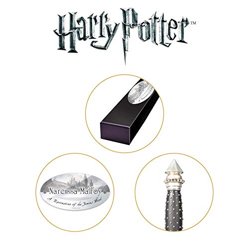Varita de Personaje de Narcissa Malfoy. Colección Harry Potter Noble.