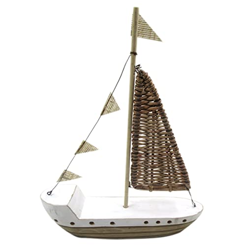 Velero Miniatura Modelos de Barco Regalo Modelismo de Barcos Multicolor de Madera 30*6*23cm