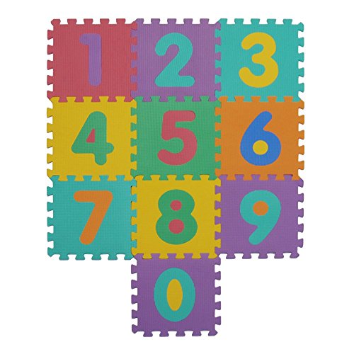 VeloVendo® Alfombra Puzzle Infantiles con Certificado CE & TÜV | Suelo de Espuma EVA | Tapete de Juego | Alfombra Suave para Bebé | Manta Juegos (Letras + Números)