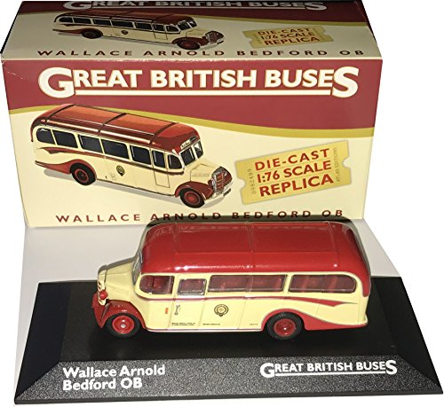 Wallace Arnold Bedford OB autobús de un solo piso, modelo a escala 1:76 de Atlas Editions