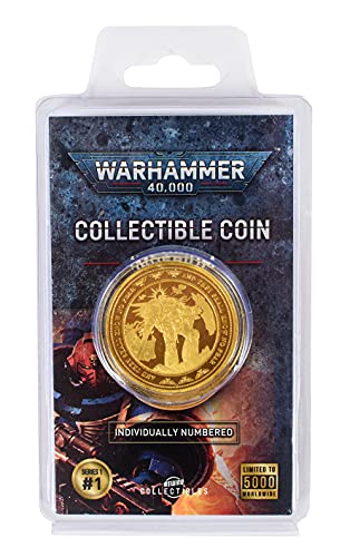 Warhammer 40.000: Imperium Edición Limitada Numerada Individualmente Oro Color Moneda Serie 1 Número 1