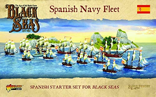 Warlord Games - Black Seas: Spanish Navy Fleet (1770 - 1830) Starter Set (792013001).