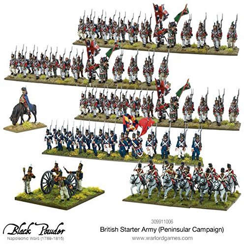 Warlord Games, Napoleonic British Starter Army (Campaña Peninsular), Black Powder Wargaming Miniaturas