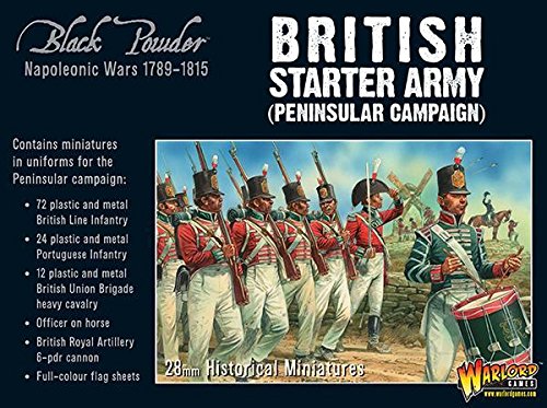 Warlord Games, Napoleonic British Starter Army (Campaña Peninsular), Black Powder Wargaming Miniaturas