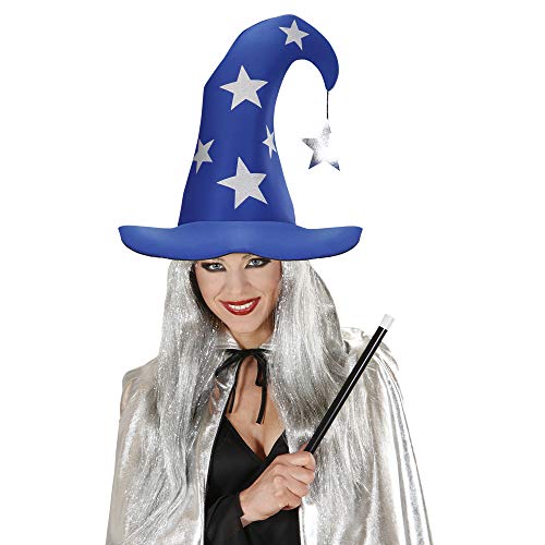 WIDMANN wdm9429 W ? Disfraz para adultos sombreros asistente con estrellas, azul, talla única