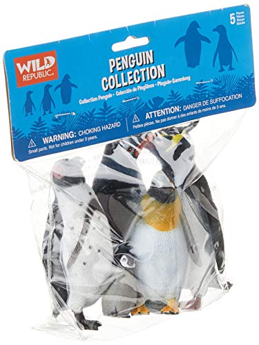 Wild Republic 83724 - Colección de Juegos pingüino, 5 Partes