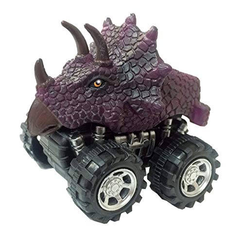 Wild Zoomies - Dinosaurio Triceratops de Deluxebase. Camiones Monstruo de Juguete impulsados