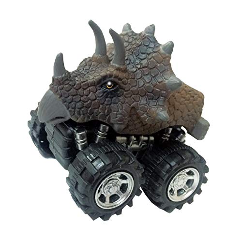 Wild Zoomies - Dinosaurio Triceratops de Deluxebase. Camiones Monstruo de Juguete impulsados