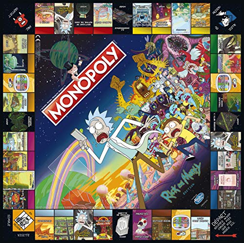 Winning Moves Monopoly Rick Et Morty, Color versión Francesa 0262