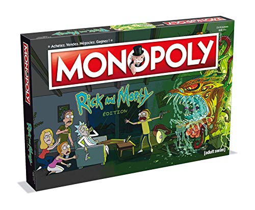 Winning Moves Monopoly Rick Et Morty, Color versión Francesa 0262
