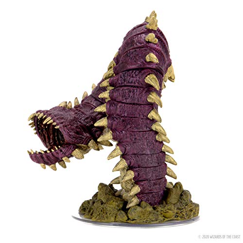 WizKids D&D Icons of The Realms: Fangs and Talons - Purple Worm Premium Set