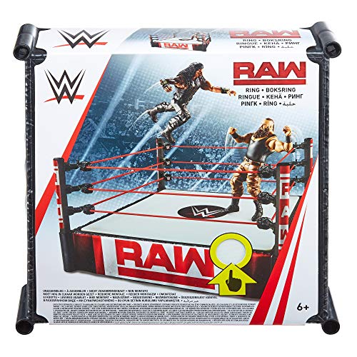 WWE Raw Ring de Combate de Los Luchadores de la WWE, Juguetes Niños 6 Años (Mattel GDB87)