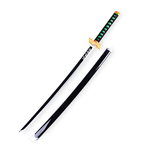 YPDHUA Sxnyc Slayer Blade Cos Cos de Madera Amantes de Anime Cosplay Katanas Ama de Arma Props Decorativos 104 cm/B