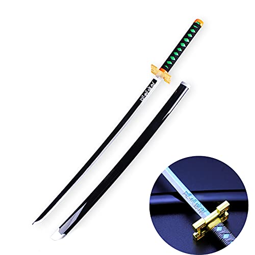 YPDHUA Sxnyc Slayer Blade Cos Cos de Madera Amantes de Anime Cosplay Katanas Ama de Arma Props Decorativos 104 cm/B