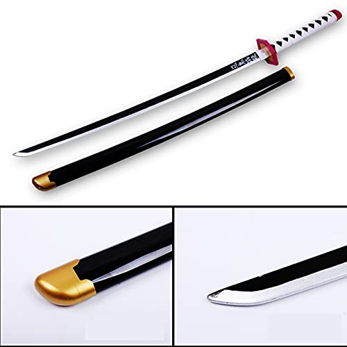 YPDHUA Sxnyc Slayer Blade Cos Sword de Madera 100 cm Katana Sword Toy Cosplay Anime Decorativo Arma Juguete