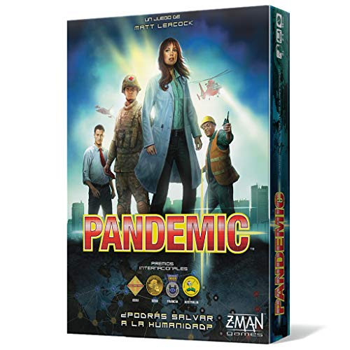 Z-man Games España Pandemic-¡El Destino de la Humanidad está en vuestras Manos, Multicolor (ZM7101ES) + Z-man Games España - Juego de Tablero Pandemic ¡al límite!, Español, Multicolor